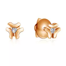 Серьги-пуссеты из золота 01С612049