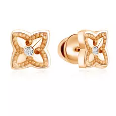 Серьги-пуссеты из золота 01С618744