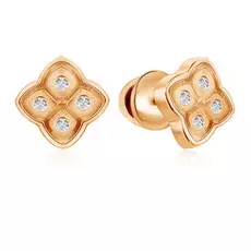 Серьги-пуссеты из золота 01С618746