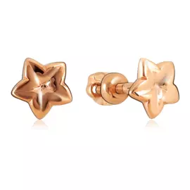 Серьги-пуссеты из золота 021166