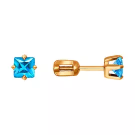 Серьги-пуссеты из золота 022170