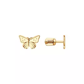 Серьги-пуссеты из золота 022376