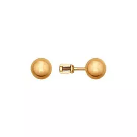 Серьги-пуссеты из золота 026749