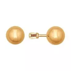 Серьги-пуссеты из золота 026789