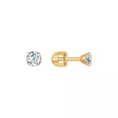 Серьги-пуссеты из золота 026934