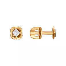 Серьги-пуссеты из золота 027750