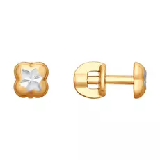 Серьги-пуссеты из золота 027779