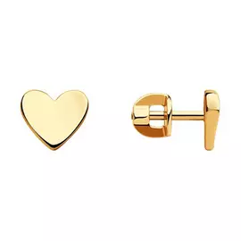 Серьги-пуссеты из золота 028252