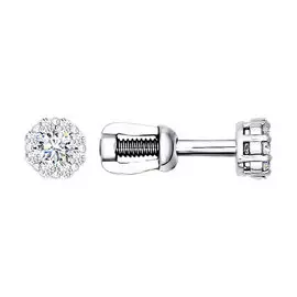 Серьги-пуссеты из золота 1020180