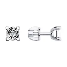 Серьги-пуссеты из золота 1021546