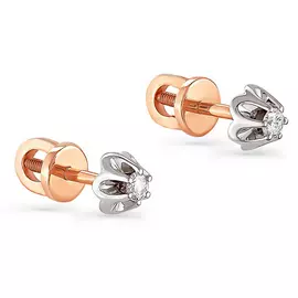 Серьги-пусеты из золота 12-0022-1000