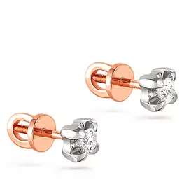 Серьги-пусеты из золота 12-0651-1000