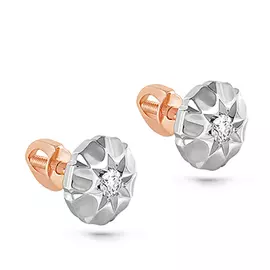 Серьги-пуссеты из золота 12-0880-1000