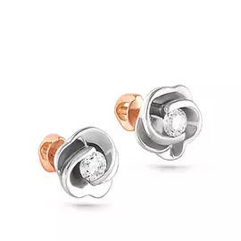 Серьги-пусеты из золота 12-0887-1000