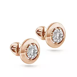 Серьги-пусеты из золота 12-0890-1000