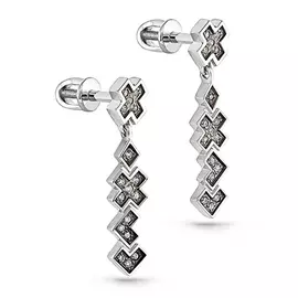 Серьги-пусеты из золота 12-11021-1000