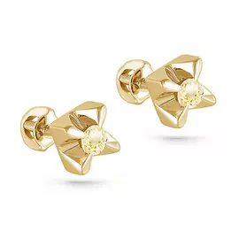 Серьги-пуссеты из золота 12-2891-9200