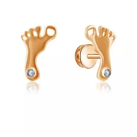 Серьги-пусеты из золота 16111562000