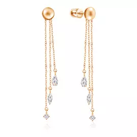 Серьги-пусеты из золота 16311193000