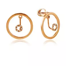 Серьги-пуссеты из золота 16311575000