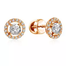 Серьги-пуссеты из золота 16311646000