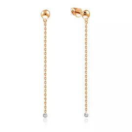 Серьги-пусеты из золота 16319670000