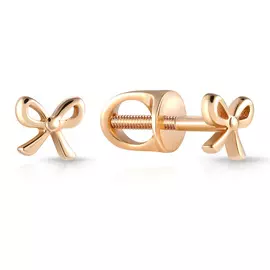 Серьги-пуссеты из золота 16510778001