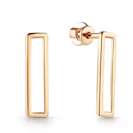 Серьги-пуссеты из золота 16610157000