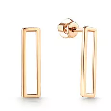 Серьги-пуссеты из золота 16610157000