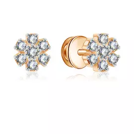 Серьги-пусеты из золота 16611454000