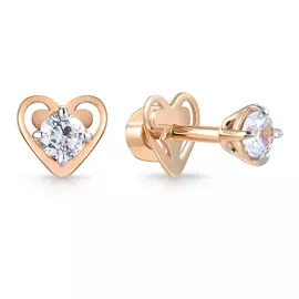 Серьги-пусеты из золота 16611477000