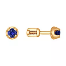 Серьги-пуссеты из золота 2020912