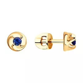 Серьги-пуссеты из золота 2020917