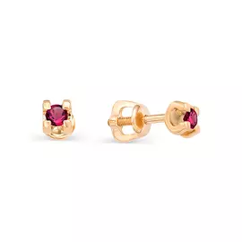 Серьги-пусеты из золота 22273-103