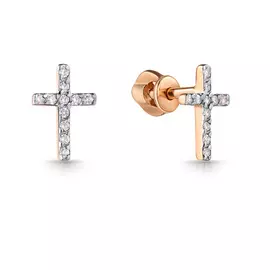 Серьги-пуссеты из золота 26611641000