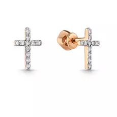 Серьги-пуссеты из золота 26611641000