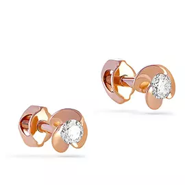 Серьги-пусеты из золота 2-0002-1000