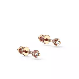 Серьги-пусеты из золота 2-0026-1000