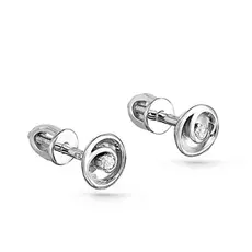 Серьги-пуссеты из золота 2-1095-1000