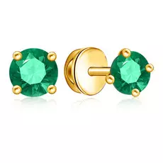 Серьги-пуссеты из золота 2В30272-001