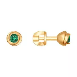 Серьги-пуссеты из золота 3020235