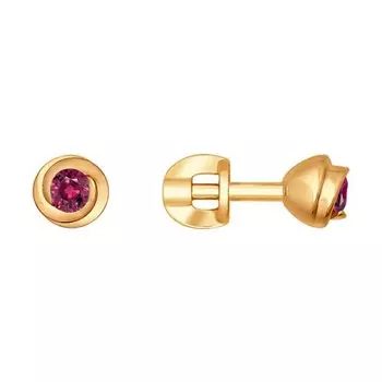 Серьги-пуссеты из золота 4020222