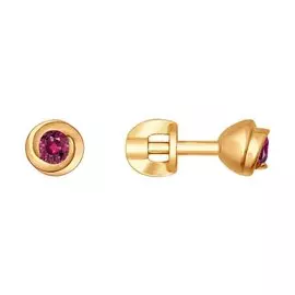 Серьги-пуссеты из золота 4020222