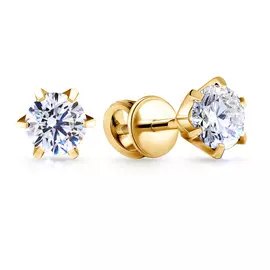 Серьги-пусеты из золота 46519244000