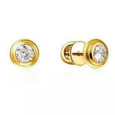 Серьги-пуссеты из золота 56319615000