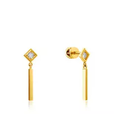 Серьги-пуссеты из золота 56519018000