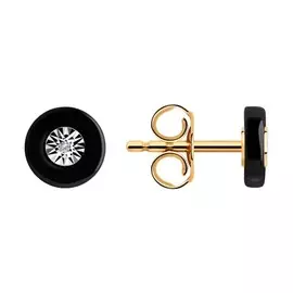 Серьги-пуссеты из золота 6025128