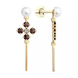 Серьги-пуссеты из золота 792256