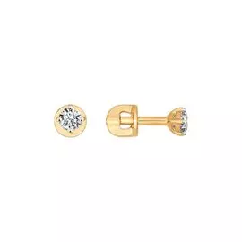 Серьги-пуссеты из золота 81020211