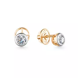 Серьги-пуссеты из золота 91802800